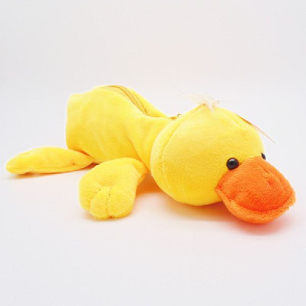 estuche peluche pato patito