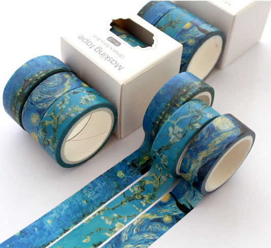 Set 3 cintas masking tape de Van Gogh