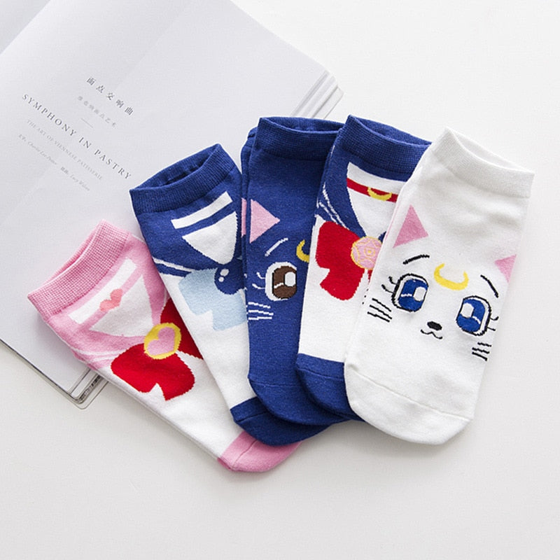 Set calcetines de algodón mujer diseño Sailor Moon